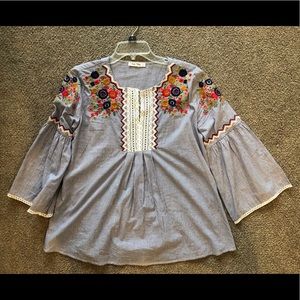 3/4 Sleeve Boutique-style Shirt